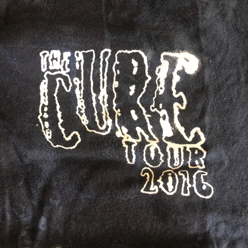 The Cure 2016 tour t-shirt